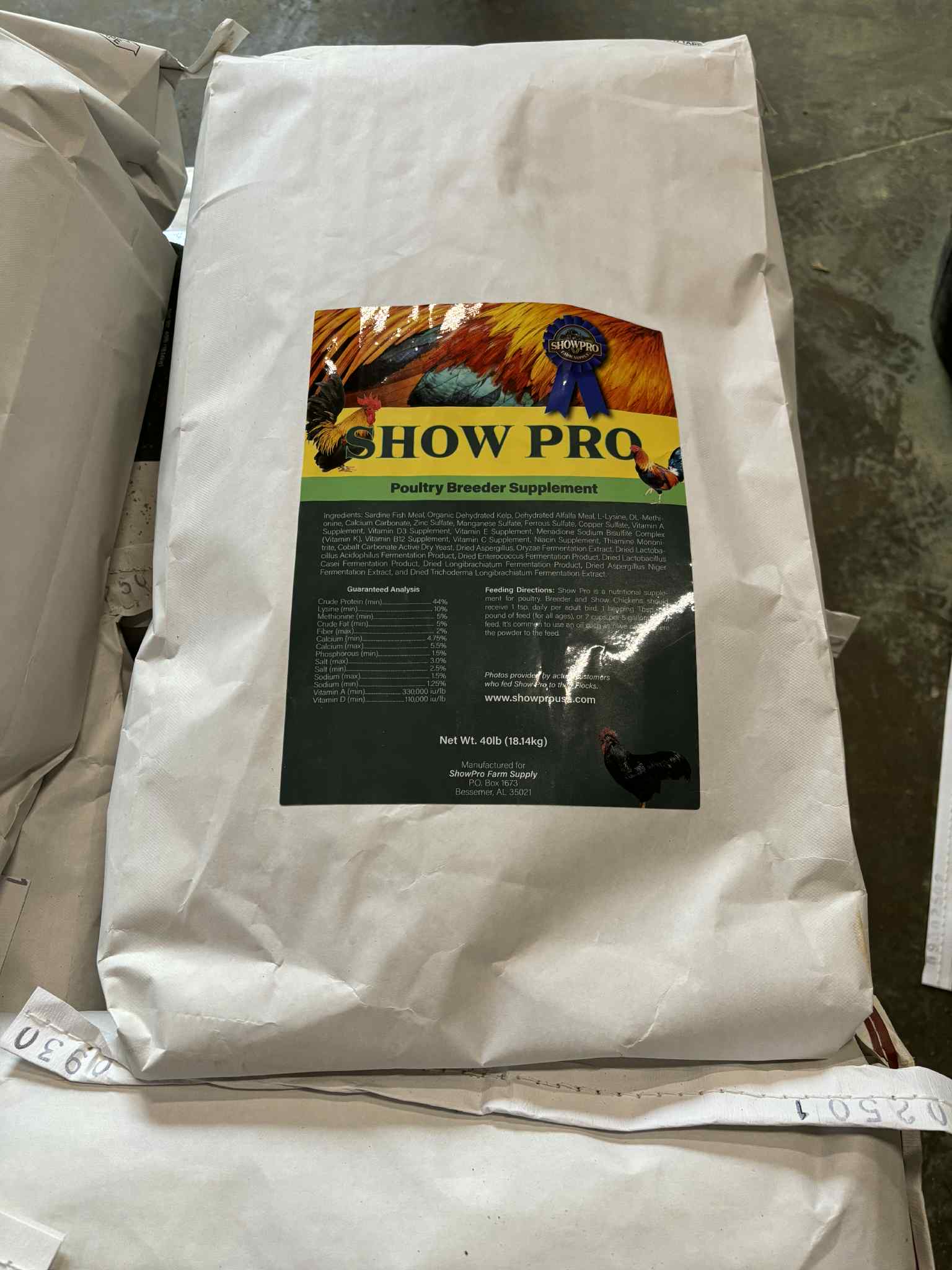 Show Pro Premium Poultry Breeder Supplement – Fertility & Vitality Formula